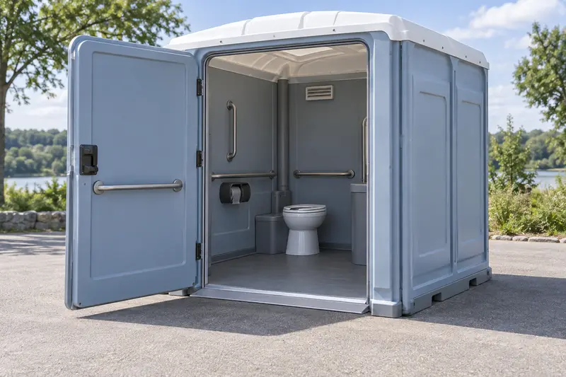 Accessible portable toilets